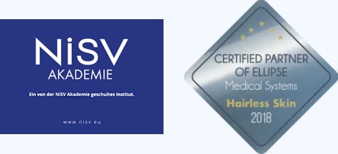 Laser Haarentfernung zertifiziert NiSV und Ellipse Erding